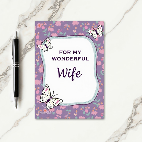 Charming Wife Mothers Day Card
