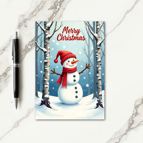 Charming Winter Scene Card