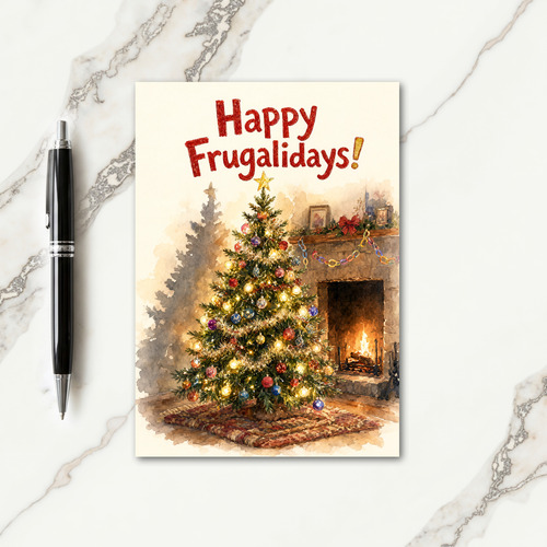 Cheap Christmas Trees Card