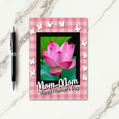 Checkered Aquatic Bloom Card