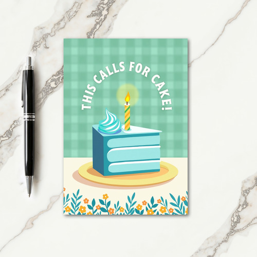Checkered Birthday Card