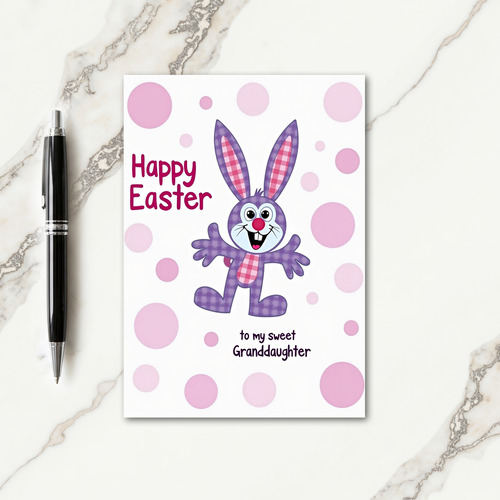 Checkered Friend Polka Dot Card