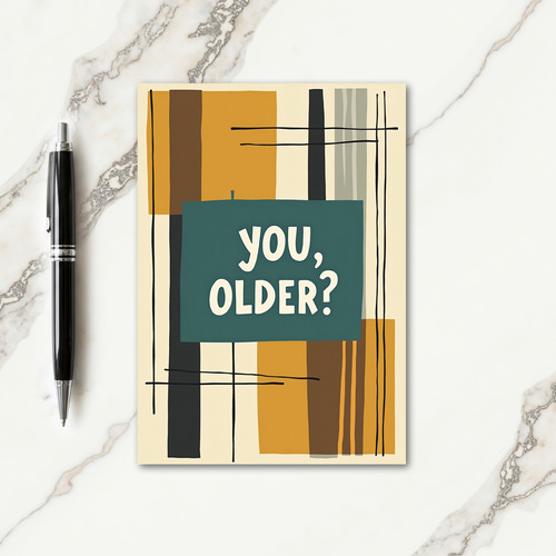 Cheeky Mid Century Birthday Card