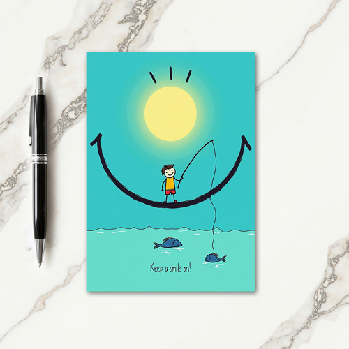 Cheerful Arc Fathers Day Card