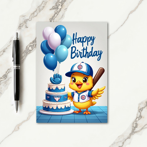 Cheerful Avian Birthday Card