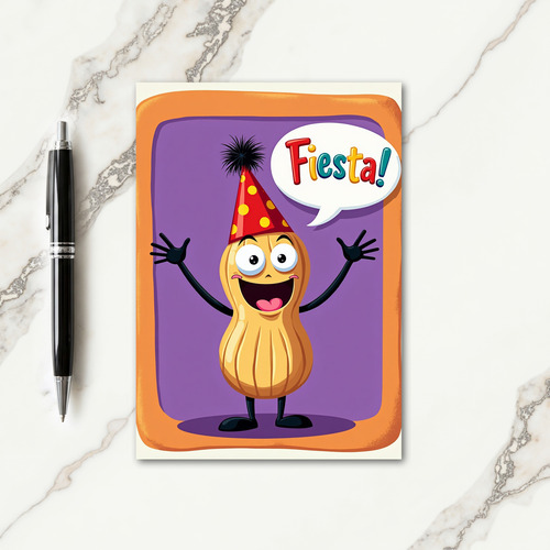 Cheerful Bean Birthday Card