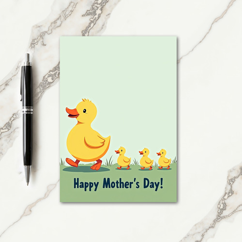 Cheerful Birds Mothers Day Card
