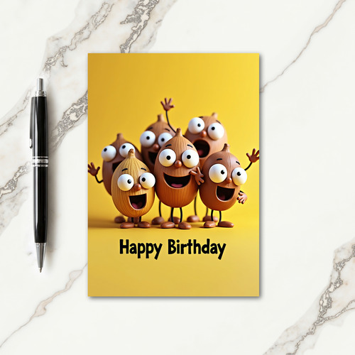 Cheerful Birthday Acorn Card