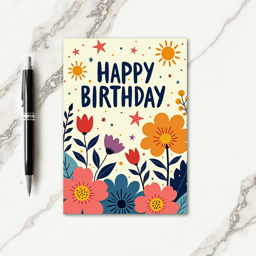 Cheerful Birthday Card