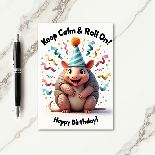 Cheerful Birthday Creature Card