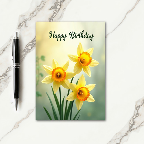 Cheerful Birthday Radiant Bloom Card