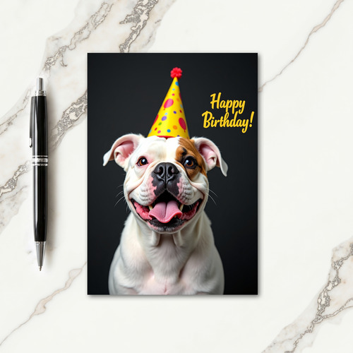 Cheerful Birthday Spotted Dog Card