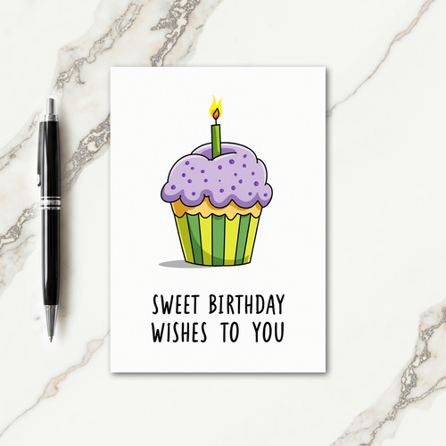 Cheerful Birthday Sprinkles Card