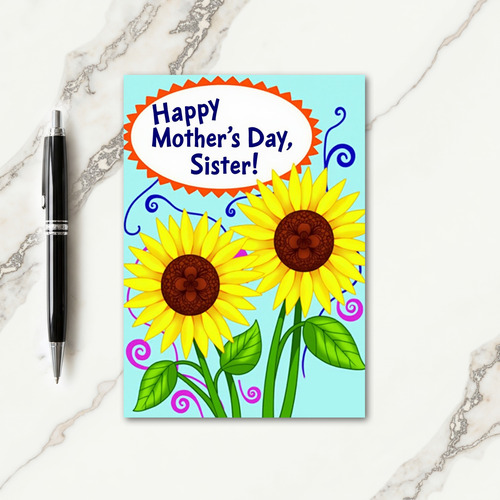 Cheerful Blossom Mothers Card