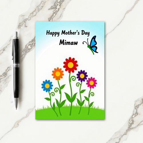 Cheerful Blossoms Day Card