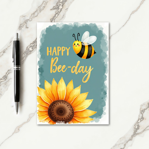 Cheerful Bug Bloom Card