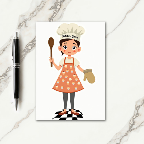 Cheerful Chef Mothers Day Card