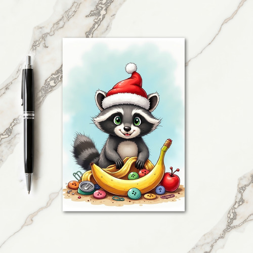 Cheerful Critter Christmas Card