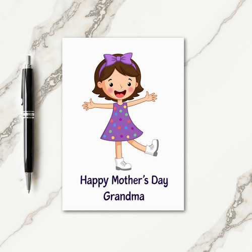 Cheerful Daughter Mothers Day Card