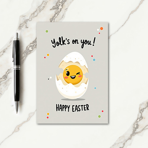 Cheerful Easter Wink Card