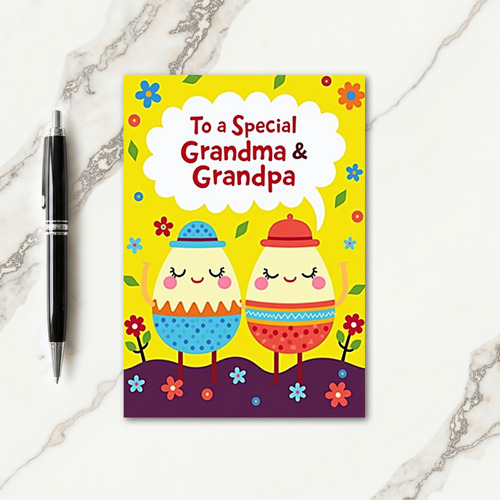 Cheerful Family Love Greeting Card