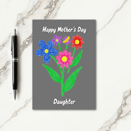 Cheerful Floral Display Card