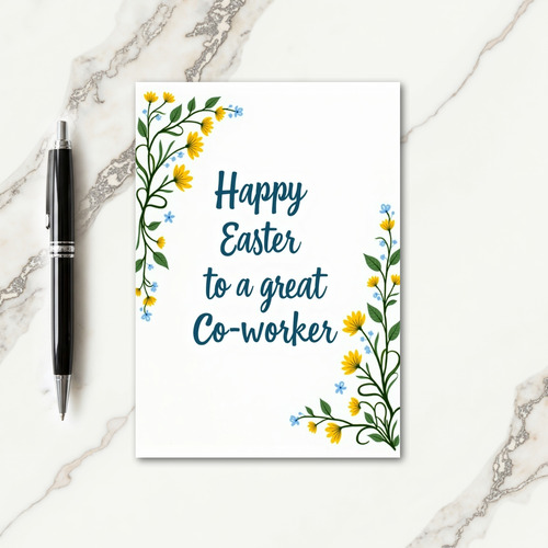 Cheerful Floral Greeting Card