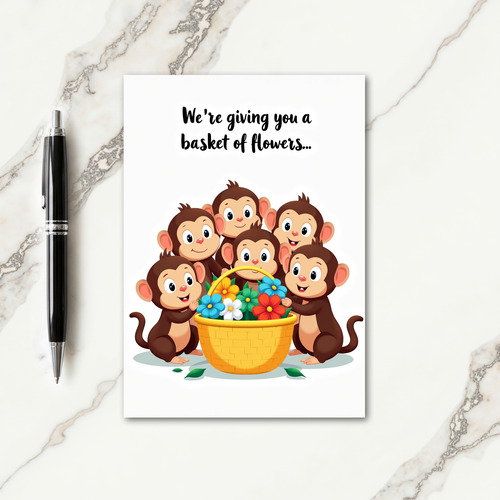 Cheerful Floral Mothers Day Card