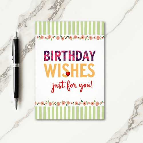 Cheerful Golden Birthday Card