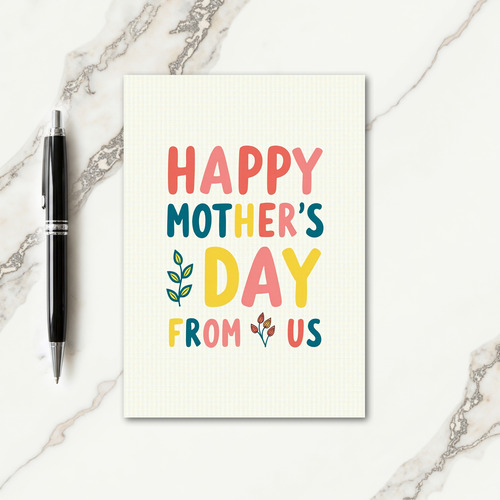 Cheerful Greetings Warm Wishes Card