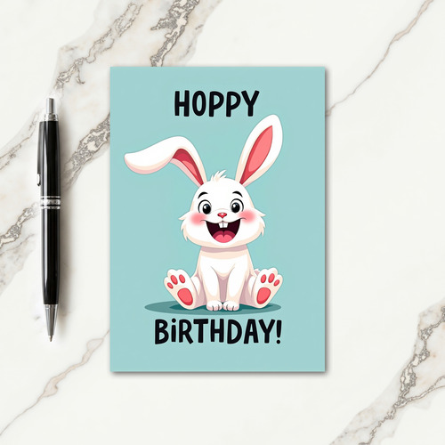Cheerful Grinning Birthday Card