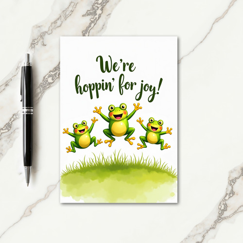 Cheerful Leap Fathers Day Card