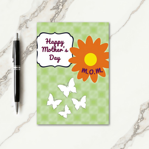 Cheerful Mom Butterfly Card