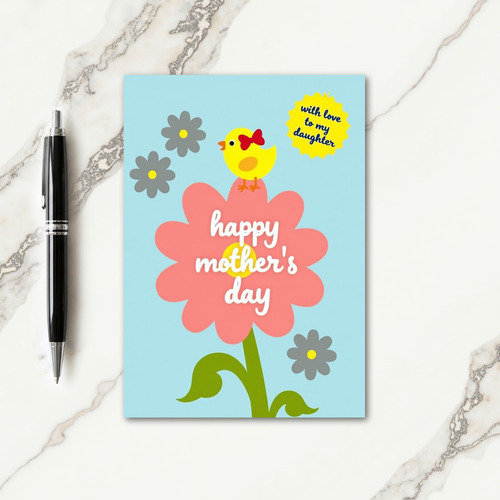 Cheerful Mothers Day Bird Card
