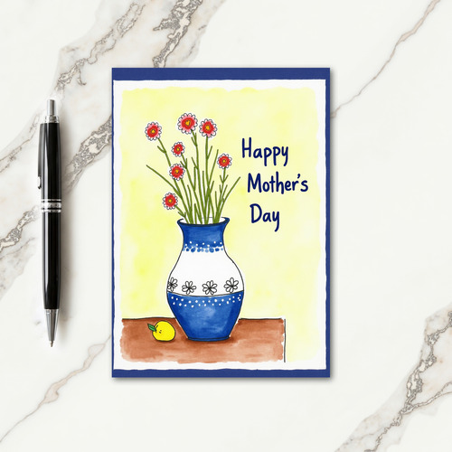 Cheerful Mothers Day Card