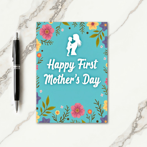 Cheerful Mothers Day Floral Card