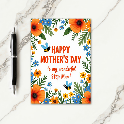 Cheerful Mothers Day Garden Card