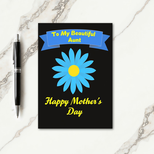 Cheerful Mothers Day Motif Card