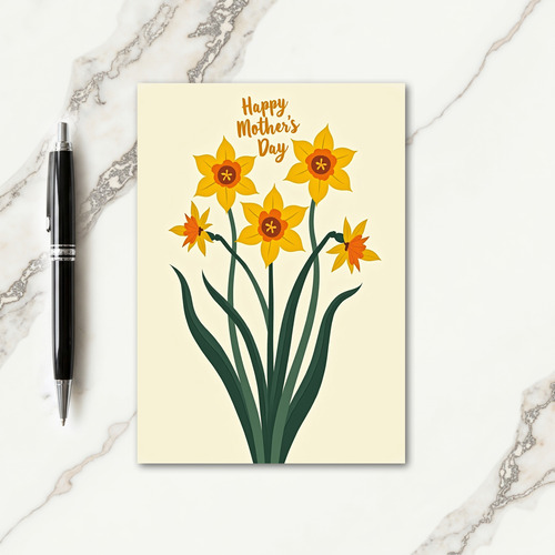Cheerful Mothers Day Spring Card