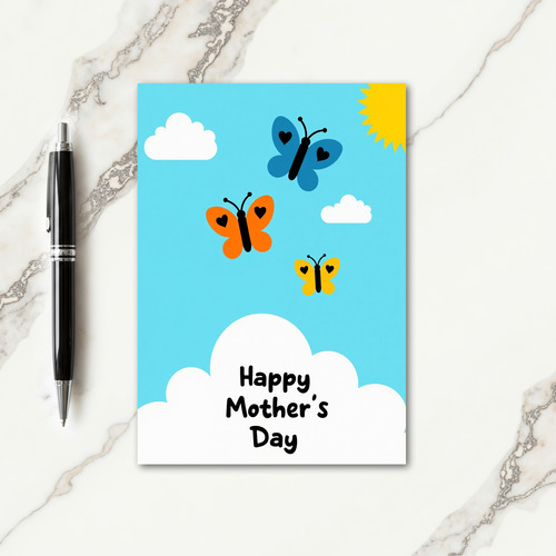 Cheerful Skies Mothers Day Card