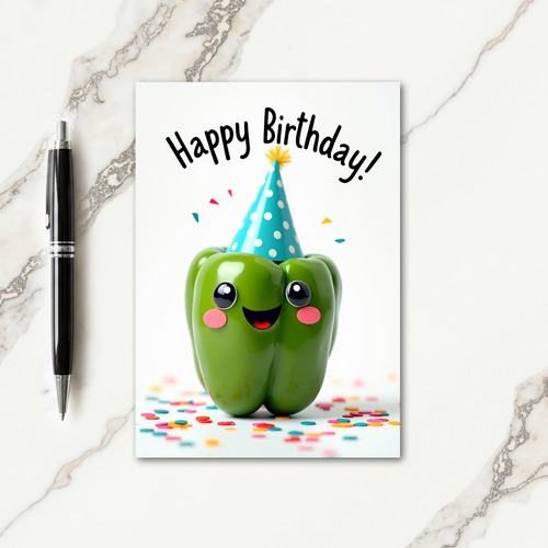Cheerful Smiling Birthday Card