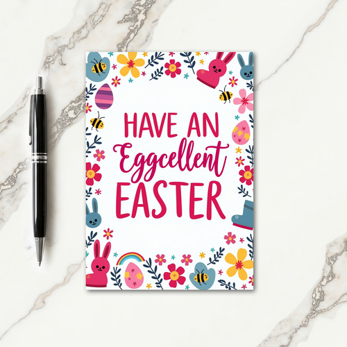 Cheerful Springtime Texture Card