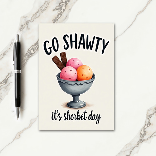 Cheerful Treat Birthday Card
