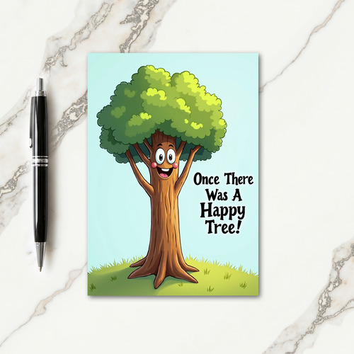 Cheerful Whimsical Tree Card