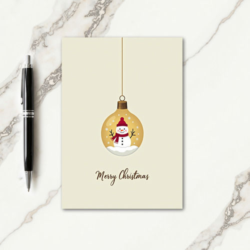 Cheerful Winter Figure Card