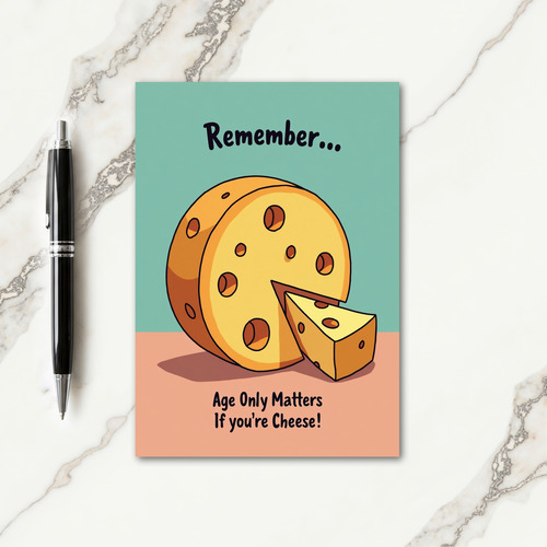 Cheerful Yellow Block Card