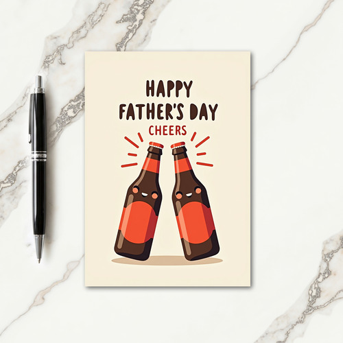 Cheers Animated Fathers Day Card