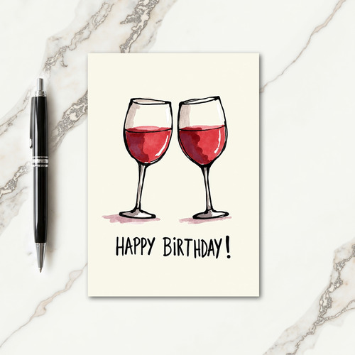 Cheers Birthday Art Card