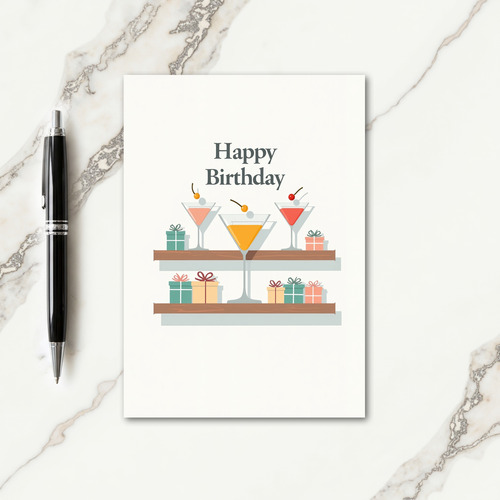 Cheers Birthday Card