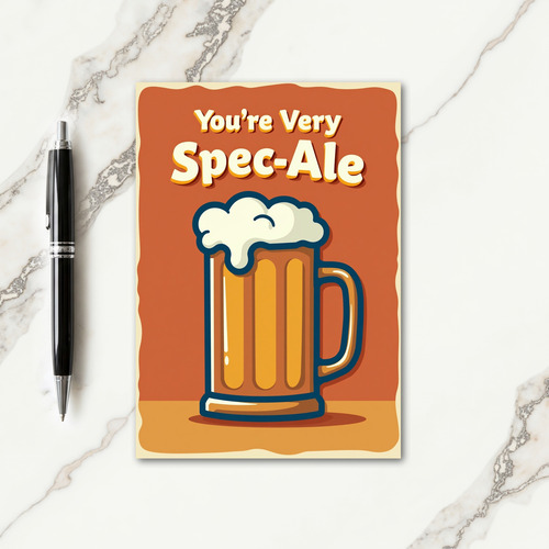 Cheers Fathers Day Bubbly Card